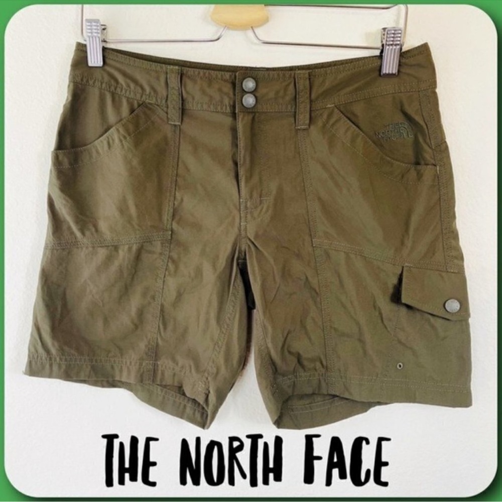 The North Face Taupe Olive Green Cargo Shorts - 4
